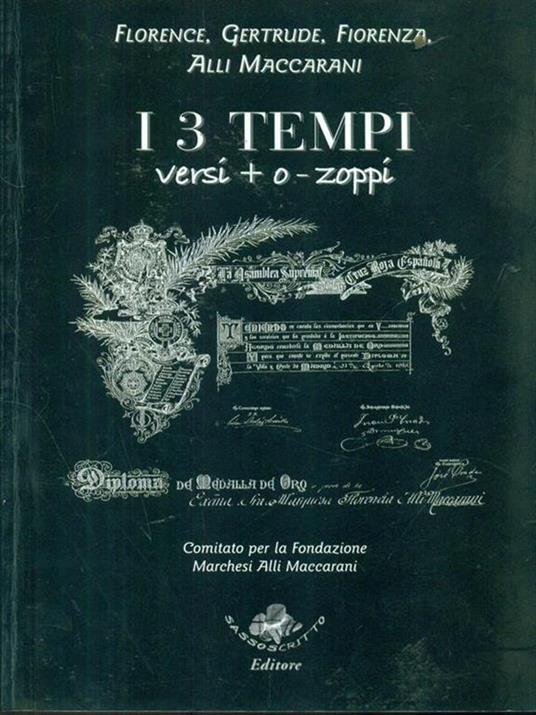 I 3 tempi versi + o. zoppi - copertina