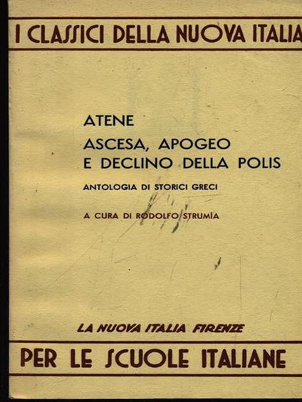 Atene ascesa apogeo e declino della polis - Rodolfo Strumia - copertina