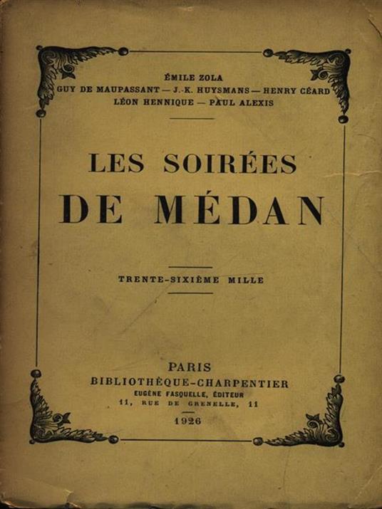 Les soirees de Medan - copertina