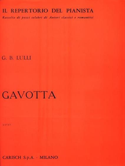 Gavotta - G. B. Lulli - copertina