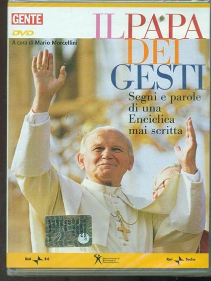 Il  papa dei gesti. DVD - copertina