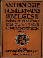 Anthologie des ecrivains belges tome II
