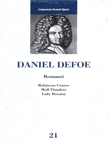 Romanzi - Daniel Defoe - copertina