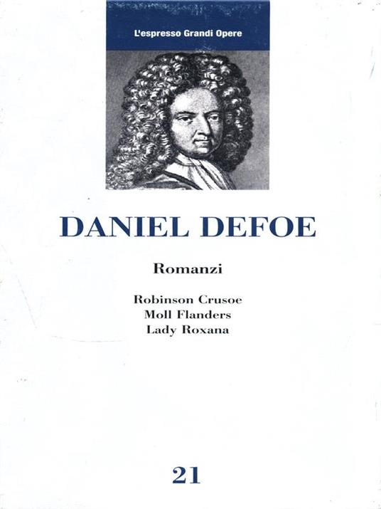 Romanzi - Daniel Defoe - copertina