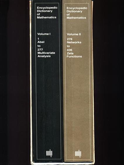 Encyclopedic Dictionary of Mathematics. 2 Volumes - copertina