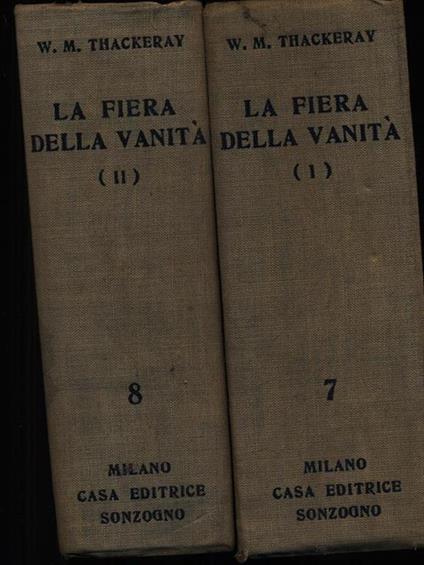 La fiera della vanità 2vv - William M. Thackeray - copertina