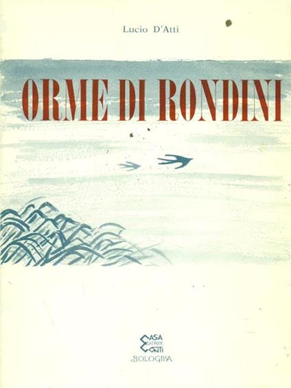 Orme di rondini - Lucio D'Atti - copertina