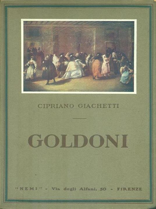 Goldoni - Cipriano Giachetti - copertina