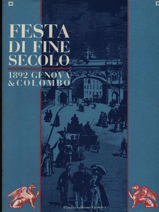 Festa di fine secolo 1892 Genova & Colombo - copertina