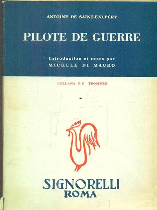 Pilote de guerre - Antoine de Saint-Exupéry - copertina