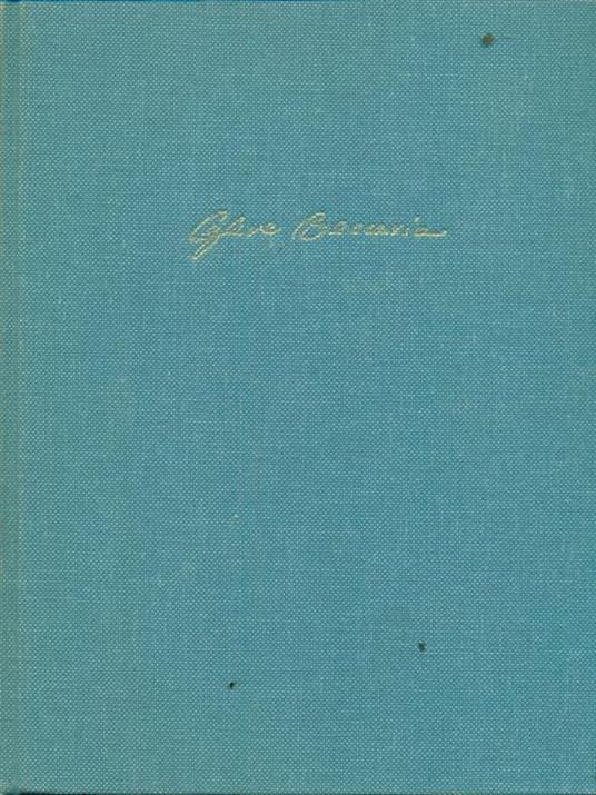 Edizione Nazionale delle opere di Cesare Beccaria VI - Cesare Beccaria - copertina