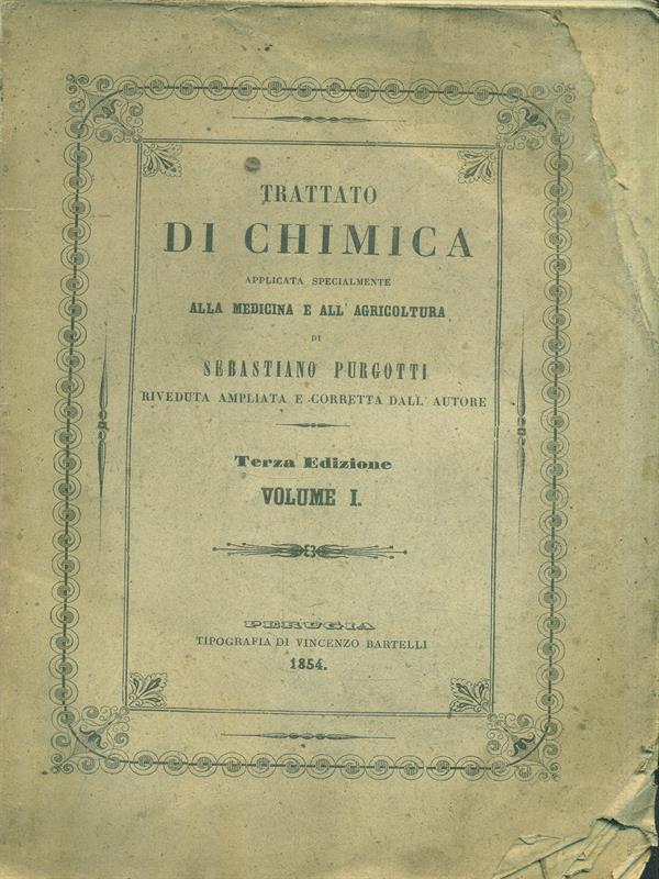 Trattato di chimica. Volume 1