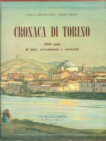 Cronaca di Torino - Carlo Chevallard - copertina