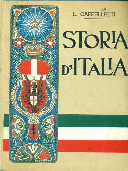 Storia d'Italia - Licurgo Cappelletti - copertina