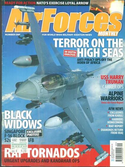 Air Forces monthly. September 2009 - copertina