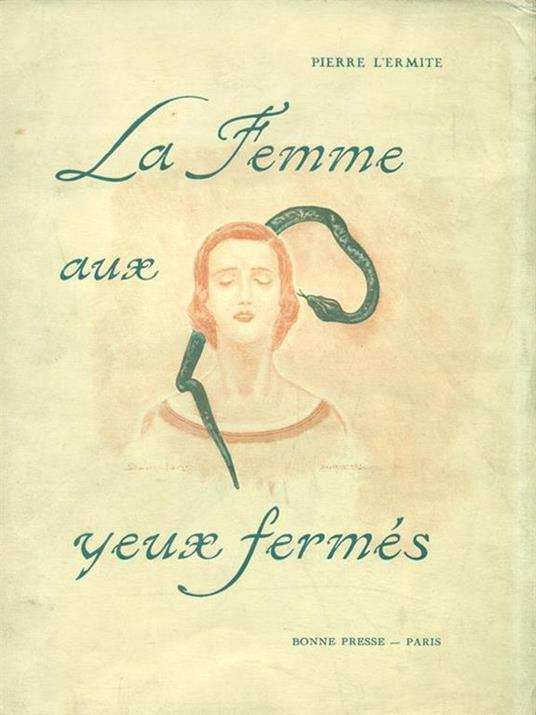 La Femme aux yeux fermés - Pierre L'Ermite - copertina
