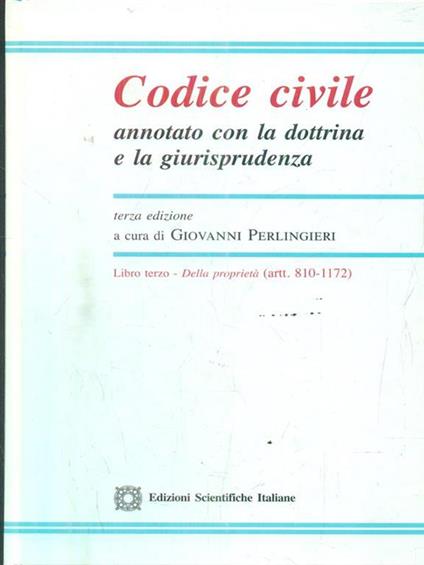 Codice civile 2010 - Pietro Perlingieri - copertina