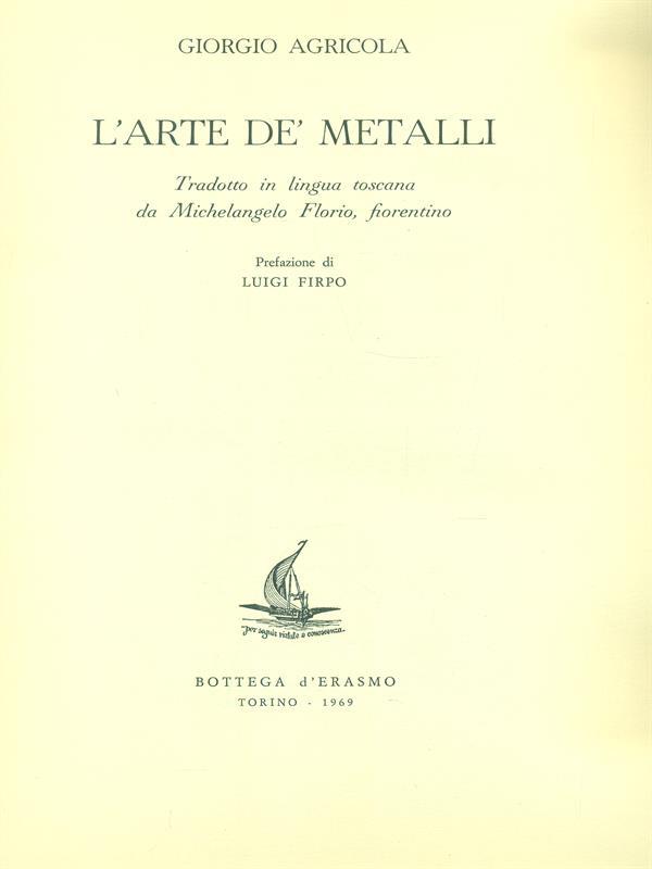 L' Arte de' Metalli