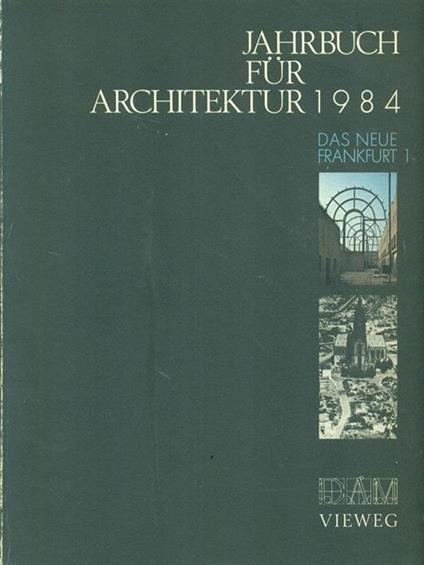 Jahrbuch fur architektur 1984 - copertina