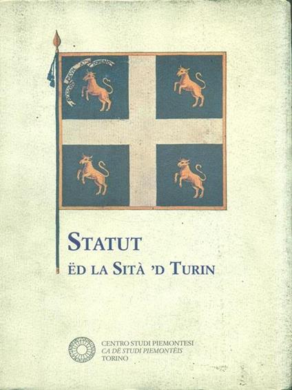 Statut ed la Sità 'd Turin - copertina