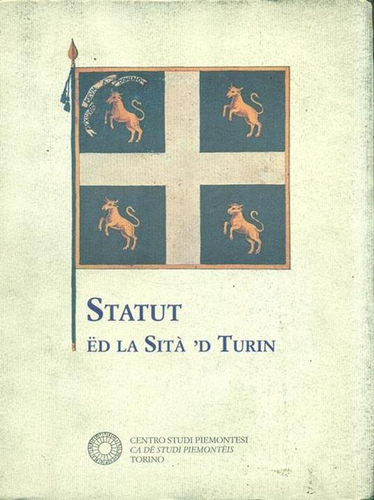 Statut ed la Sità 'd Turin - copertina