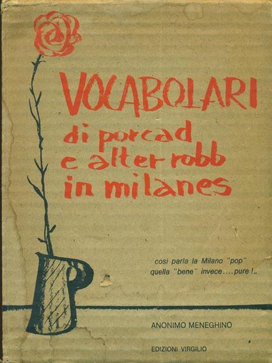 Vocabolari di porcad e alter robb in milanes - copertina