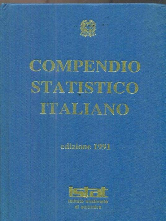 Compendio statistico italiano 1991 - copertina
