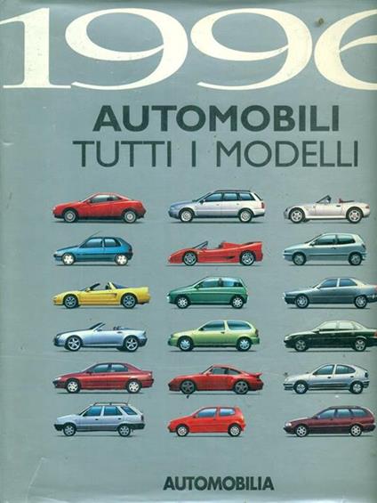1996 Automobili Tutti i modelli - copertina