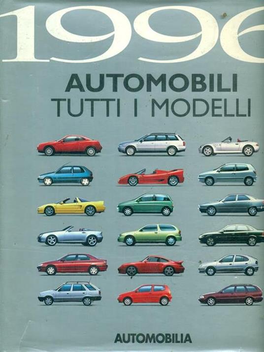 1996 Automobili Tutti i modelli - copertina