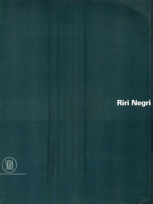 Riri Negri. Ediz. italiana e inglese - copertina