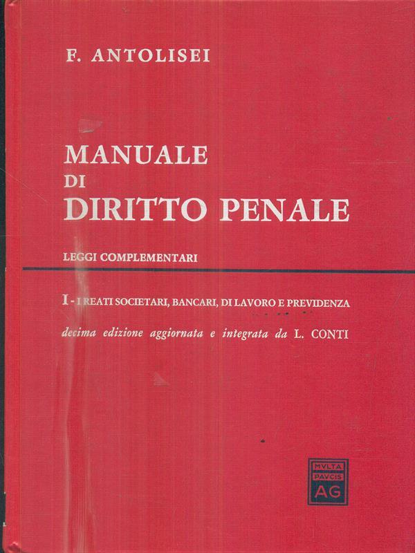 Manuale di diritto penale. Parte speciale