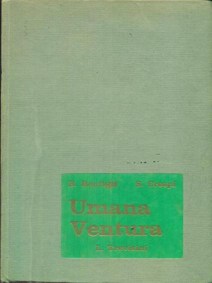 Umana ventura - Bruno Bonfigli - copertina