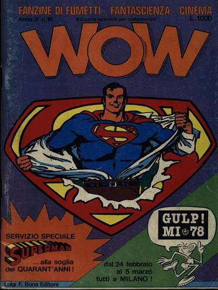 WOW anno 3 n. 16 - copertina
