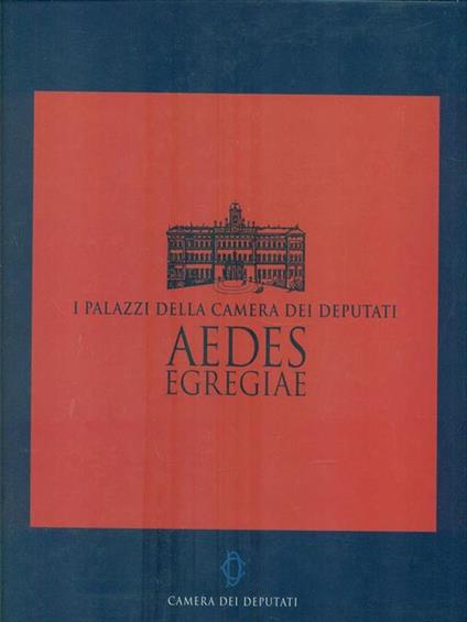 Aedes Egregiae - Claudio Strinati - copertina