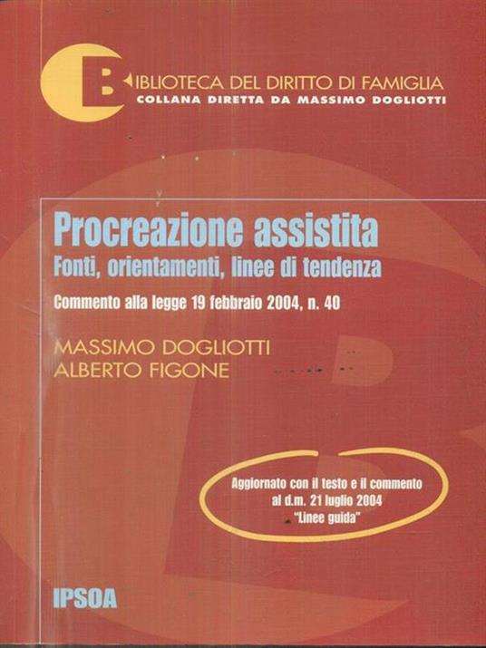 Procreazione assistita - Massimo Dogliotti,Alberto Figone - copertina