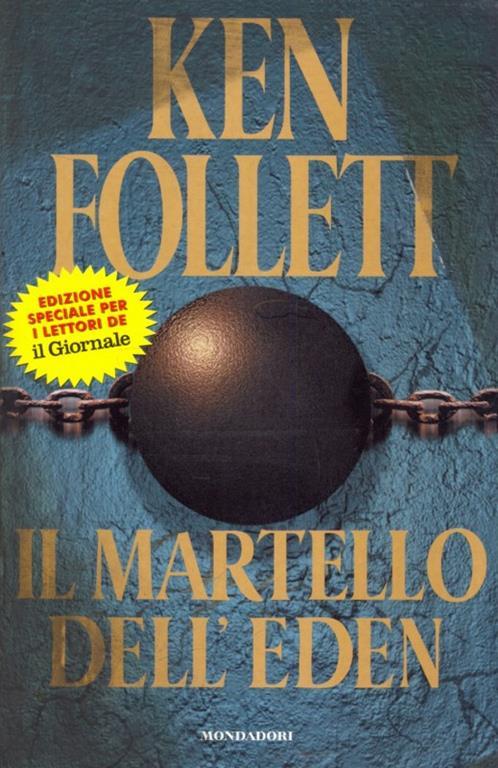 Il martello dell'Eden - Ken Follett - copertina
