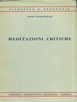 Meditazioni critiche