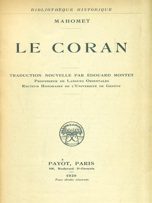 Le Coran