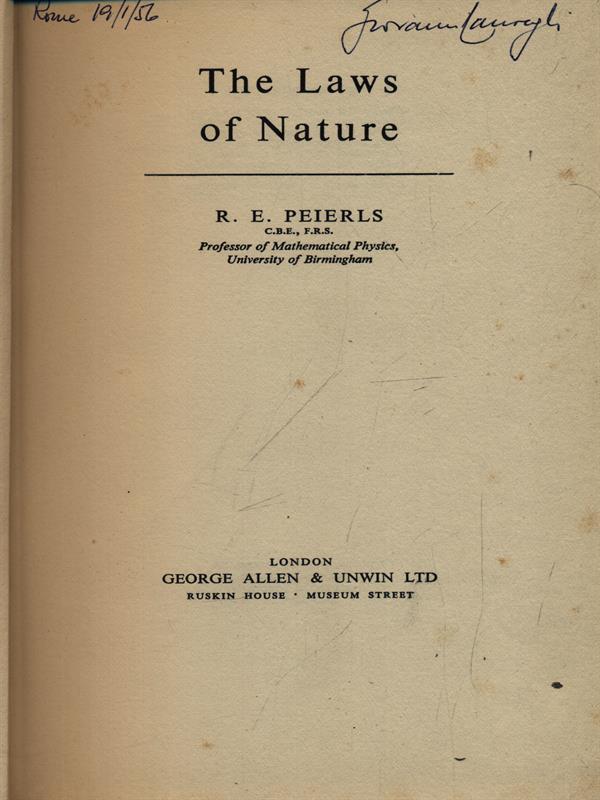 The laws of nature