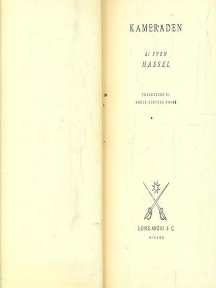Kameraden - Sven Hassel - copertina