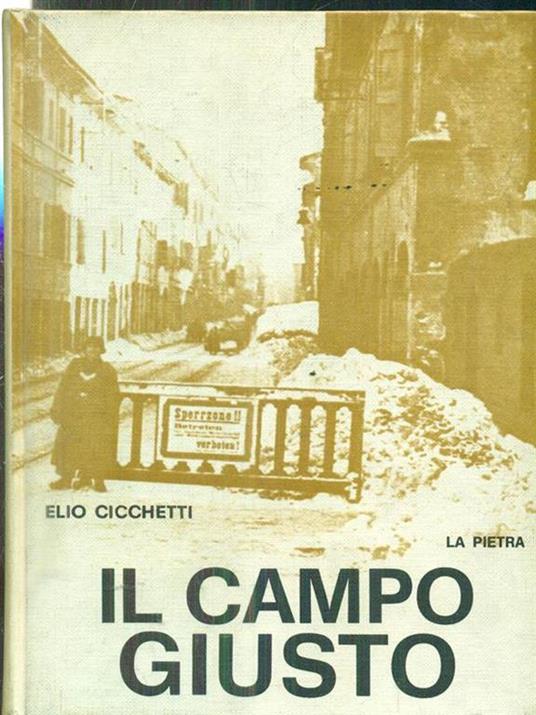 Il campo giusto - Elio Cicchetti - copertina