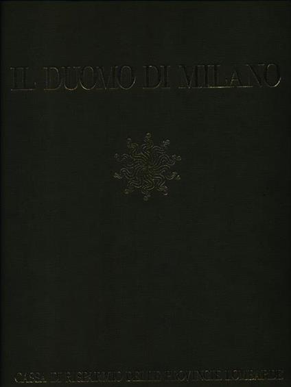 Il  duomo di Milano. Volume primo - copertina