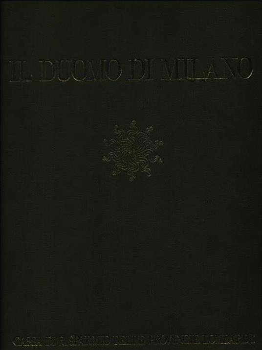 Il  duomo di Milano. Volume primo - copertina
