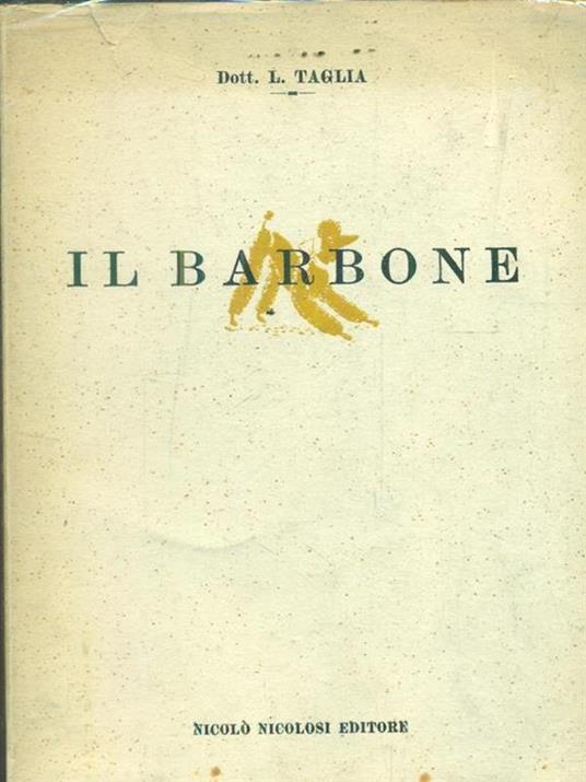 Il barbone - L. Taglia - copertina