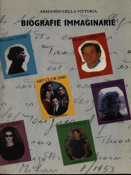 Biografie immaginarie - Armando Della Vittoria - copertina
