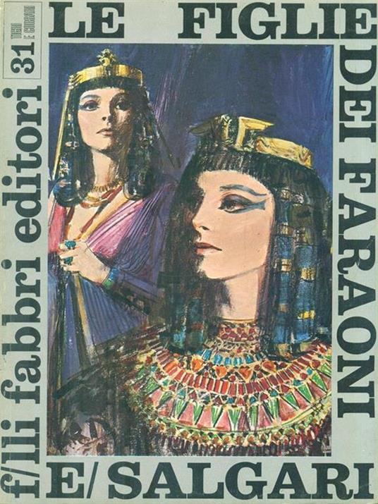 Le Figlie del Faraone - Emilio Salgari - copertina