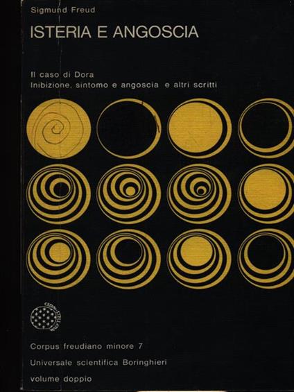 Isteria e angoscia - Sigmund Freud - copertina