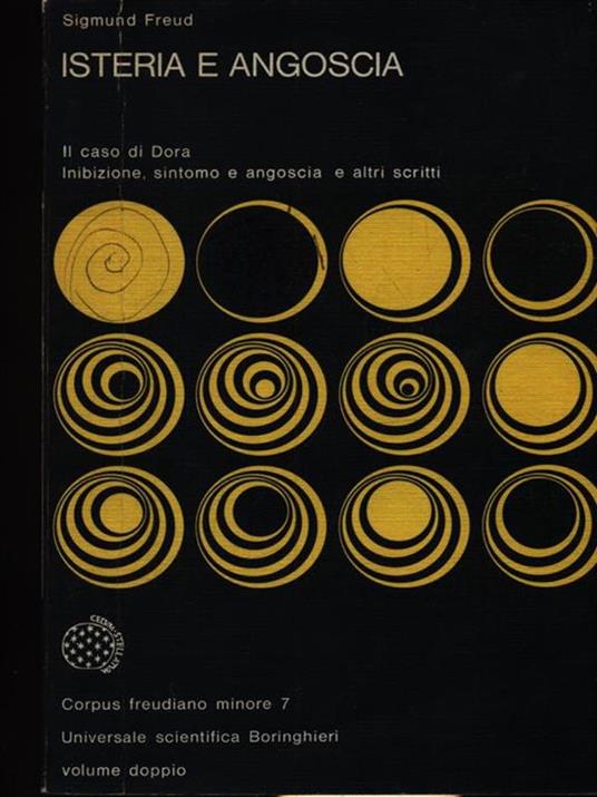 Isteria e angoscia - Sigmund Freud - copertina