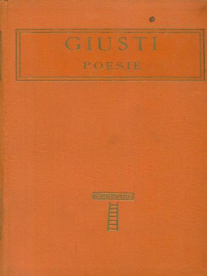 Poesie - Giusti - copertina