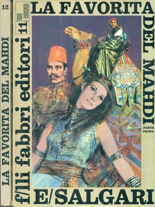 La favorita del Mahdi. Parte prima e seconda - Emilio Salgari - copertina